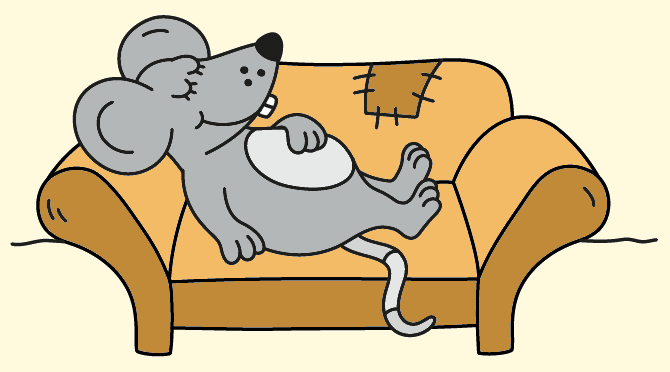 Maus schläft auf Sofa bunt_Gruß.jpg